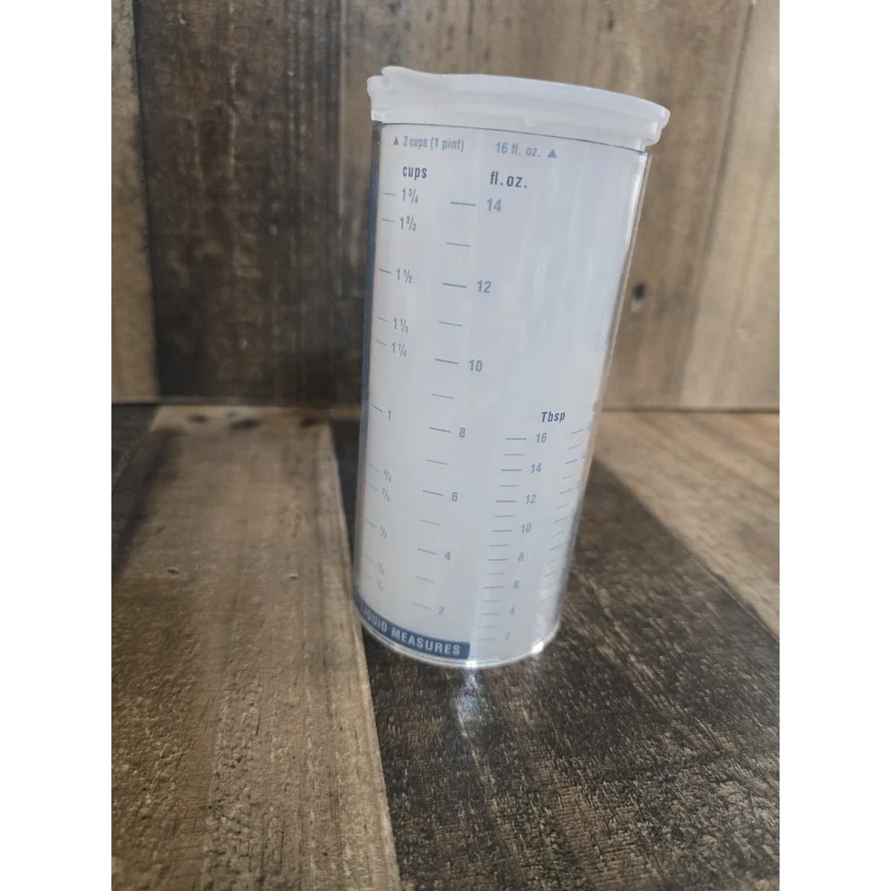 Pampered Chef 2 Cup Measure-All Cup 2225 Adjustable Liquid Dry Measuring Tool